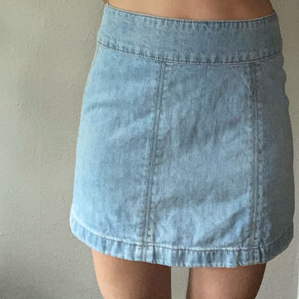 Free People Denim Skirt